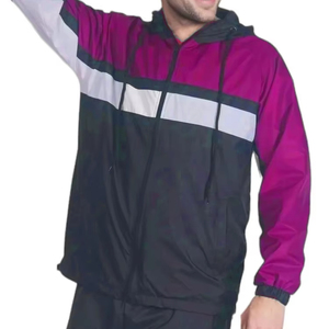 Veste en nylon randonnée coupe-vent survêtement survêtement personnalisé pour hommes automne hiver survêtement fournisseurs pas cher personnalisé garçons - Product Image 1