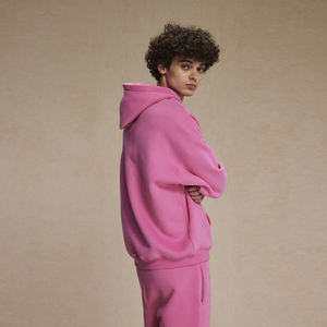 Pull à capuche de haute qualité pour hommes imprimé coupe régulière rue sweat à capuche solide style décontracté plus manteau Hoodies - Product Image 6