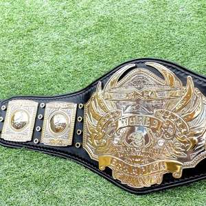 Cinturón de campeonato personalizado profesional Cinturón de campeonato personalizado Título Su nombre Logotipo y texto Título de cinturón de lucha libre - Product Image 6