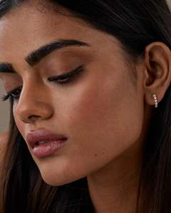 Cerceaux flottants en diamant (moyen) certifié or massif 14k 18k GIA IGI meilleur cadeau d'anniversaire cultivé en laboratoire pour les belles femmes - Product Image 4