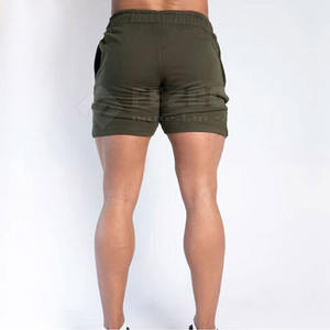 Short d'entraînement de sport à ceinture élastique à séchage rapide Short de fitness décontracté à motif solide Fabriqué au Pakistan - Product Image 4