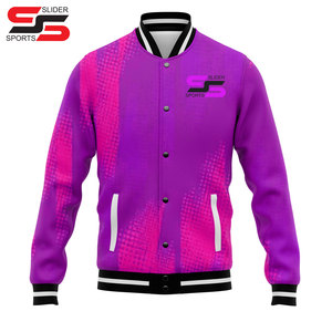 Nueva chaqueta informal de calle para hombre, chaqueta universitaria de cuero para hombre, chaqueta universitaria de bombardero universitario para hombre - Product Image 1