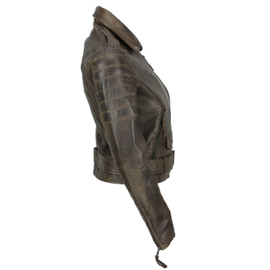 Veste en cuir unisexe à fermeture éclair, nouveau design 2026, en PU, style motard, pour homme, avec logo personnalisé, OEM, vente en gros - Product Image 3