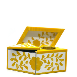 Joyero de madera maciza de nogal hecho a mano con tapa magnética, decorativo personalizado, resistente al agua, apto para lavavajillas, almacenamiento - Product Image 2