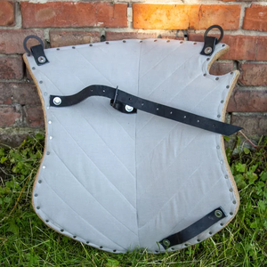 Vikingos Madera Escudo Calentador Escudo Medieval Escudo por Calvin artesanía - Product Image 2