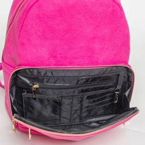 2025 Último estilo Mochila de cuero OEM Mejor calidad Diseño personalizado Ligero Durable con forro de poliéster de nylon Venta caliente - Product Image 3