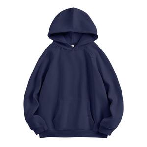 Sudadera con capucha de lana para hombre, Jersey gris de ajuste Regular, accesorios de ropa para viajes de Picnic, sudaderas con capucha de moda, estampado de logotipo personalizado - Product Image 4