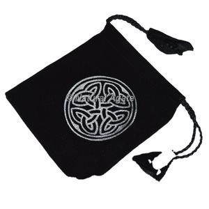 Velvet Chakra Healing Wands Pouch Bolsillo reciclable con cierre de botón para joyas y regalos ¡Compre ahora! - Product Image 3