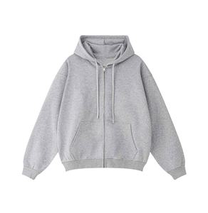 เสื้อฮู้ดมีซิปรูดซิปสำหรับผู้ชายแจ็คเก็ตผ้าฝ้ายขนแกะขนาดใหญ่เสื้อผ้าแนวสตรีทลำลองชุดออกกำลังกายยิมชุดออกกำลังกายแฟชั่น - Product Image 5