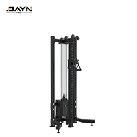 BN Appareil de musculation multifonction à colonne unique avec pile de poids pour lat pulldown, low row, face pull et entraînement complet du corps