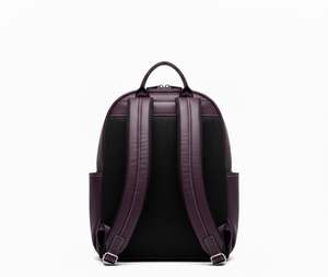 Sac à dos classique en cuir véritable pour femmes avec fermeture éclair, sac pour ordinateur portable et usage quotidien pour l'école et l'université - Product Image 4