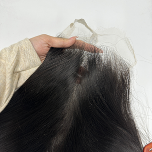 Hot New Product Transparent Thin Swiss HD Lace Closure 4x4 5x5 6x6 7x7 Body Wave Raw Vietnamese Human Hair for Black Woman - Product Image 5