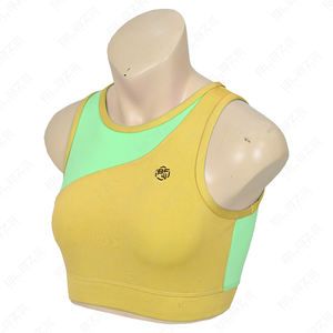 Custom Sports Bras in Spandex/Nylon Combine Sleek Designs and Breathable Pairs with <b>Elastic</b> <b>Waist</b> Yoga Leggings Perfectly - Product Image 2