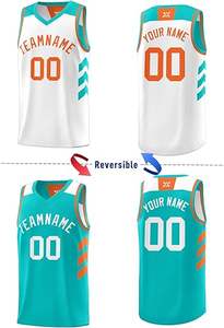 Maillot de basket-ball personnalisé réversible Laker nouveau design uniforme de basket-ball avec short technique de teinture par sublimation grande taille - Product Image 4