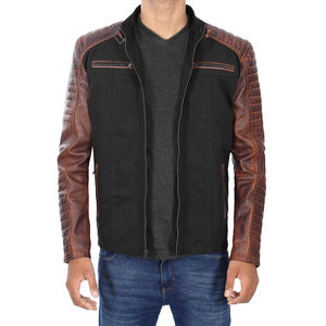 Veste en cuir de coton imperméable coupe-vent à capuche zippée avec poche pour homme de bonne qualité épaisse et solide pour l'hiver - Product Image 1