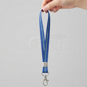 Lanière de cou personnalisée en polyester de qualité supérieure, porte-badge, porte-carte-clé pour les événements de bureau, les conférences, les écoles, les salons professionnels - Product Image 2