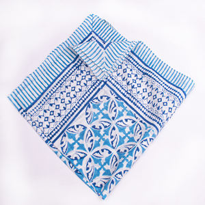 Pañuelo de Algodón con Estampado Floral Hecho a Mano, Ligero, Ecológico, con Amarre Trasero, Tela Suave, Lavable, Transpirable, Pañuelo Cuadrado para la Cabeza - Product Image 2