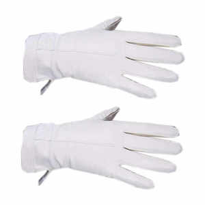 Guantes de piel de oveja auténtica para hombre, térmicos, para conducir al aire libre, con pantalla táctil, resistentes al frío, forro transpirable, lisos, para invierno - Product Image 2