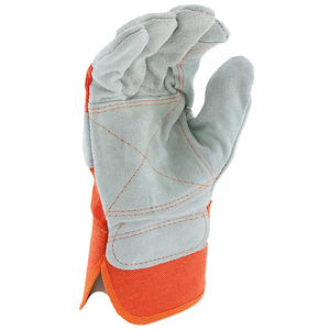 Gants de travail de sécurité pour hommes en cuir de vache de haute qualité, résistants, meilleur fournisseur, service OEM - Product Image 5