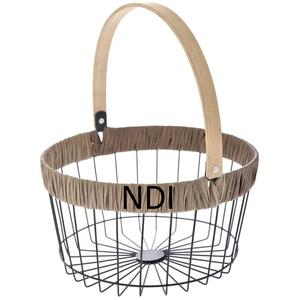 Almacenamiento de frutas de alambre de hierro de diseño exclusivo, diseño personalizado, cesta de almacenamiento de frutas y verduras de gran tamaño, Decoración de mesa - Product Image 5