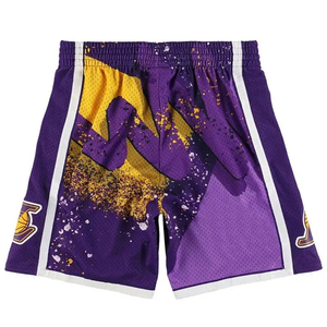 Short de basket-ball blanc en maille de polyester de qualité supérieure pour garçons - Product Image 2