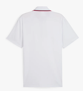 เสื้อโปโลปักลายทางสำหรับผู้ชายเสื้อกอล์ฟระบายอากาศได้ดีป้องกันริ้วรอยเข้ารูป - Product Image 6