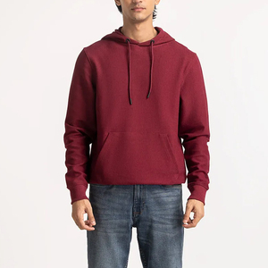 เสื้อมีฮู้ดทรงโอเวอร์ไซส์สำหรับผู้ชายผ้าฟลีซผ้าฝ้าย100% GSM 500สำหรับฤดูใบไม้ร่วง - Product Image 5