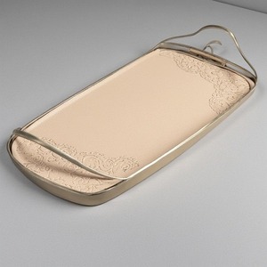 Bandeja de cuero Premium con lados altos y costuras detalladas que ofrece Función de estilo y durabilidad para uso diario o especial - Product Image 4