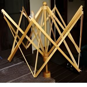 Meilleure vente de fil de bois naturel de grande taille enrouleur rapide marque de distributeur personnalisée fournisseur de l'Inde couture écheveau de fil tenant - Product Image 2