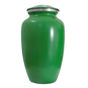 Urnes de crémation pour adultes en aluminium de conception classique et nouvelle en marbre bleu Urnes funéraires en métal pour cendres humaines. - Product Image 5