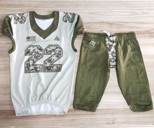 Vente en gros 2025 Uniforme de football américain personnalisé XL Fit Respirant à manches courtes Tackle Twill Sublimation Sérigraphie - Product Image 4