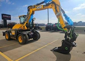 JCB hydradig 110W รถขุดล้อพร้อมเครื่องยนต์ KOHLER กระบอกไฮดรอลิก KPI มอเตอร์ปั๊มเกียร์ PLC แบริ่งแกนรวม - Product Image 5