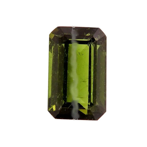 Proveedor de Piedras Preciosas Semipreciosas de Alta Calidad en Forma de Octágono, Turmalina Verde 100% Natural de 11 x 7 mm en Forma de Octágono, 3.69 Quilates - Product Image 1