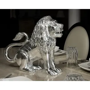 Sculpture d'aigle en métal abstrait moderne, accent d'intérieur, style minimaliste romantique, modèle ZE-3381O, fabriqué par Zahid Exports Uttar, haute qualité - Product Image 1