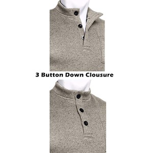 Pull-over décontracté en polaire thermique pour homme, haut de qualité supérieure - Product Image 6