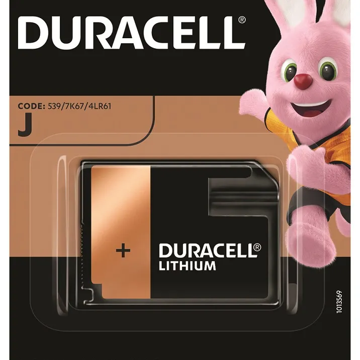 Duracell 7K67 / 4LR61 batterie plate 1 batterie blister/batteries batterie plate