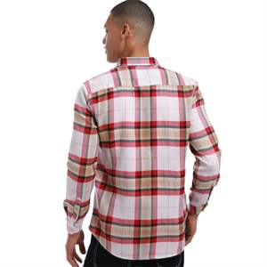 Camisa a cuadros de algodón cepillado clásica personalizada OEM, calidad superior, ajuste cómodo y diseño elegante - Product Image 5