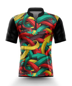Camiseta de bolos sublimada personalizada de alta calidad, camisetas de equipo al por mayor con características sin costuras, artículo con logotipo OEM, impresión barata de alta calidad - Product Image 1
