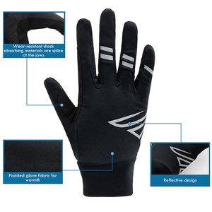 Guantes de ciclismo Ajuste personalizado Transpirable Antideslizante Agarre Guantes deportivos duraderos con impresión de logotipo para uso en carretera y montaña - Product Image 5