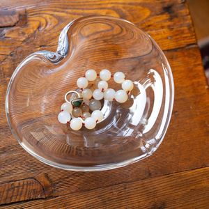 Cuenco duradero de vidrio transparente con borde ancho y boca abierta, adecuado para cenas familiares y ocasiones de celebración - Product Image 1