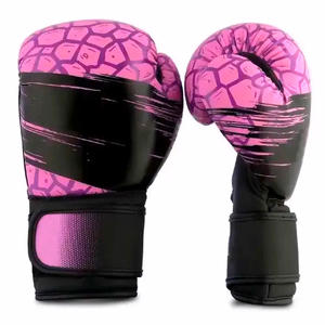 Gants de boxe MMA en cuir lacé personnalisés à double enveloppement avec paume antidérapante et logo personnalisé pour un ajustement confortable - Product Image 6