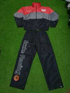 Survêtement imperméable de haute qualité 100% polyester pour homme, veste zippée et pantalon, coupe-vent en nylon - Product Image 4