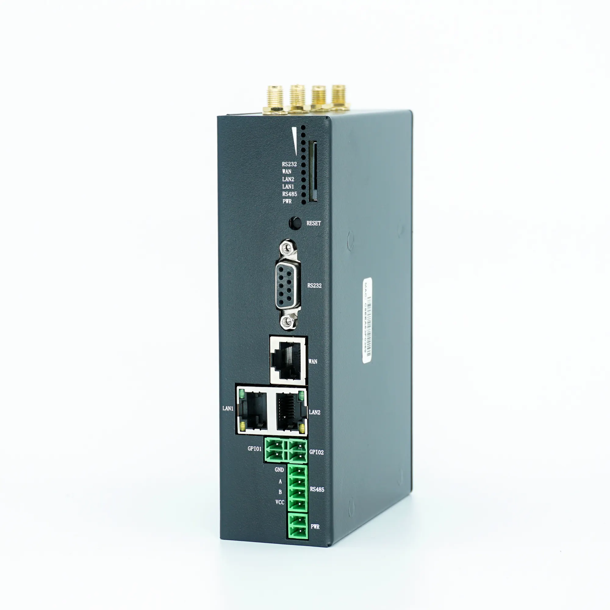 Router wifi industriale altamente avanzato da 2.4 Ghz con interfacce GPIO aggiuntive router 4g wireless RS232 e RS485 da 300 Mbps