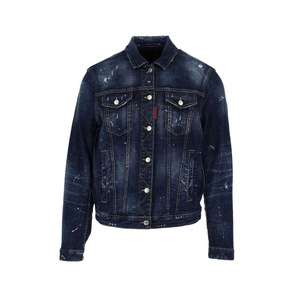Veste en jean à manches longues décontractée personnalisée de bonne qualité veste de style de rue déchirée pour hommes vestes d'extérieur en jean pour hommes 2026 - Product Image 2