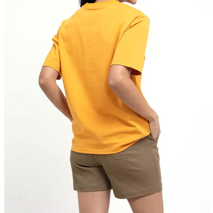 Venta al por mayor Plain Oversized 200 Gramos Heavyweight Cotton Summer Loose Fit Camiseta de mujer Ropa de calle personalizada - Product Image 3