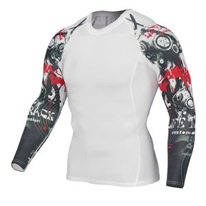 2024 Best Design Custom Logo Printed Polyester Men's Rash Guard Light <b>Weight</b> and Long with Short Sleeves for Gym and <b>Swimming</b> - Product Image 2