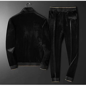 Venta caliente mejor llegada Hombres Chándal de terciopelo transpirable desgaste activo sostenible Top tendencia estilo único suave Hombres Chándal - Product Image 2