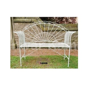 Offre Spéciale Antique crème fonte gothique trois places banc décoratif bancs de jardin pour parc cour pelouse et jardin décor - Product Image 6