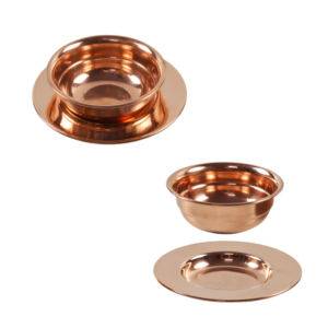 Ensemble de bols à doigts de finition en cuivre de luxe Table de mariage décorée bol de service en cuivre de haute qualité - Product Image 3