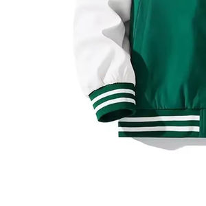 Veste d'hiver matelassée en gros, haute qualité, nouvelle arrivée universitaire, réversible, confortable, qualité laine, lettres brodées, toile, col montant - Product Image 2